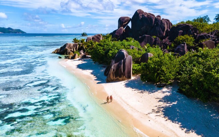 Seychelles: This archipelago boasts secluded villas with private beaches, lush landscapes, and ultra-luxury resorts like North Island.